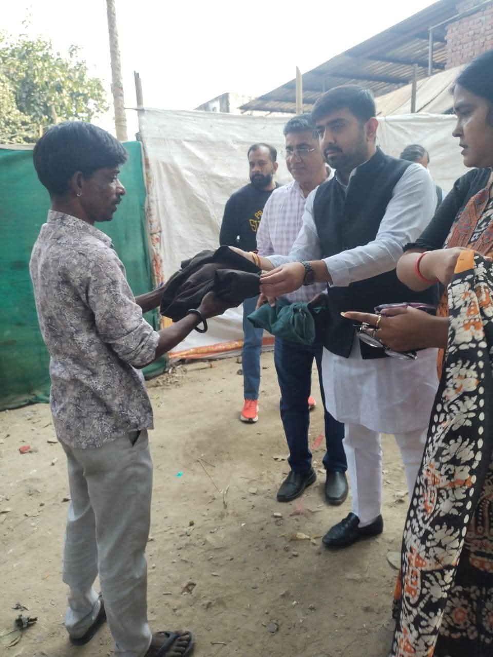 “Clothing Distribution for Those in Need”